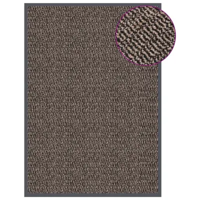 vidaXL Predpražnik taftani 60x90 cm temno rjav