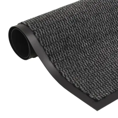 vidaXL Protiprašni predpražnik pravokotni taftani 90x150 cm antracit