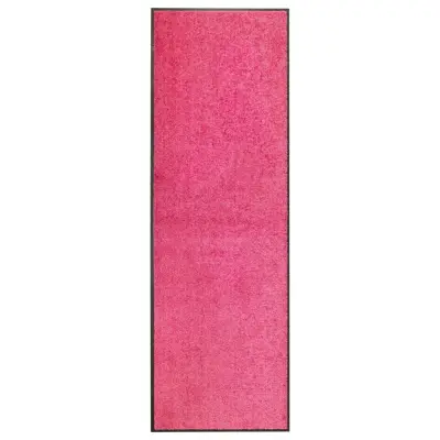 vidaXL Pralni predpražnik roza 60x180 cm