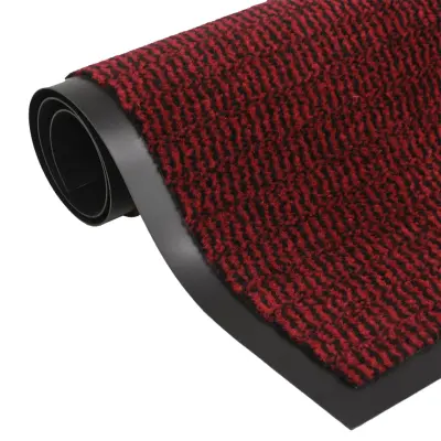 vidaXL Predpražnik taftani 60x150 cm rdeč