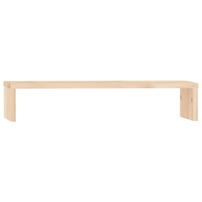 vidaXL Stojalo za zaslon 50x27x10 cm trdna borovina