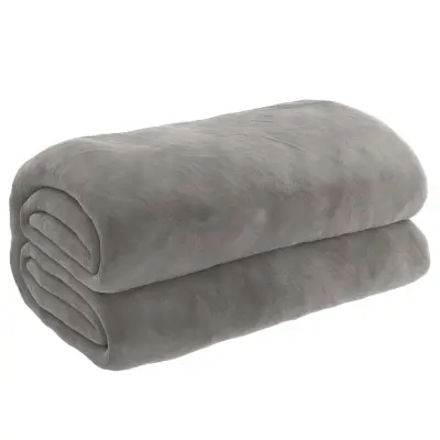 vidaXL Obtežena odeja s prevleko siva 155x220 cm 7 kg blago
