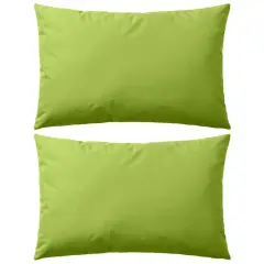 vidaXL Zunanje blazine 2 kosa 60x40 cm jabolčno zelene