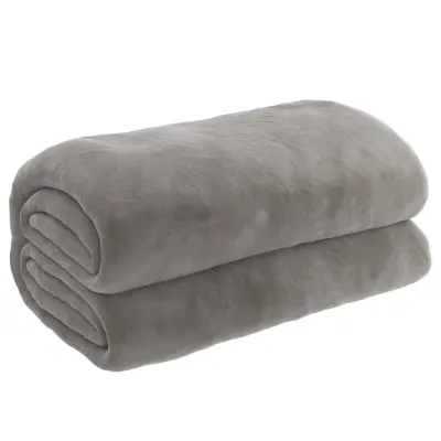 vidaXL Obtežena odeja s prevleko siva 200x230 cm 9 kg blago