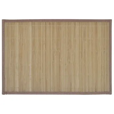 Bambusov pogrinjek 6 kosov 30x45 cm rjave barve