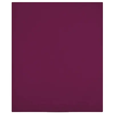 vidaXL Napenjalna rjuha bordo 180x200 cm bombaž