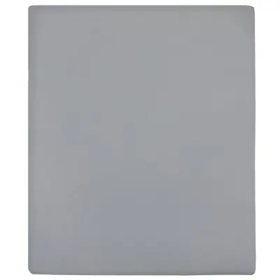 vidaXL Napenjalna rjuha 2 kosa siva 140x200 cm bombaž