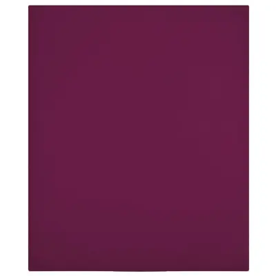 vidaXL Napenjalna rjuha bordo 140x200 cm bombaž