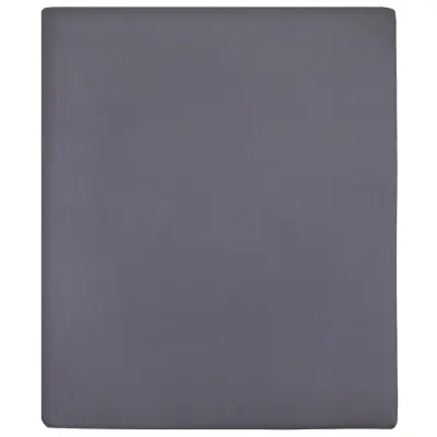 vidaXL Napenjalna rjuha 2 kosa antracit 140x200 cm bombaž