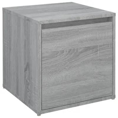 vidaXL Predalnik siva sonoma 40,5x40x40 cm inženirski les