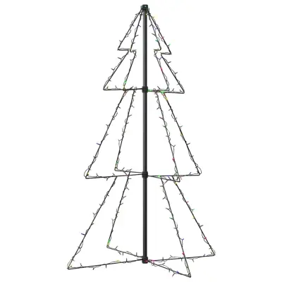 vidaXL Novoletna jelka iz 160 LED lučk notranje/zunanja 78x120 cm