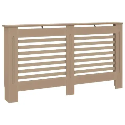 vidaXL Pokrov za radiator 152x19x81,5 cm mediapan