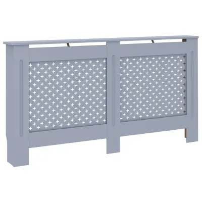 vidaXL Pokrov za radiator antraciten 152x19x81,5 cm mediapan