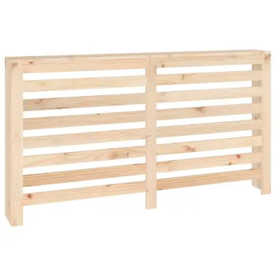 vidaXL Pokrov za radiator 153x19x84 cm trdna borovina