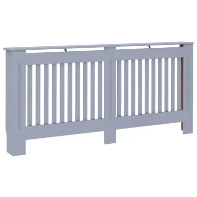 vidaXL Pokrov za radiator antraciten 172x19x81,5 cm mediapan