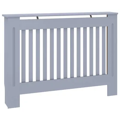 vidaXL Pokrov za radiator antraciten 112x19x81,5 cm mediapan