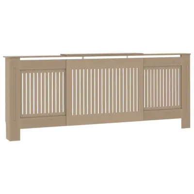 vidaXL Pokrov za radiator MDF 205 cm