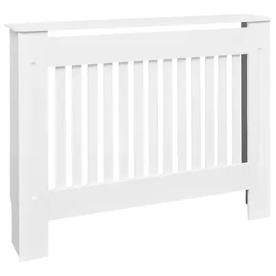 Dekorativen Pokrov/Omarica za Radiator 112 cm MDF Bele Barve