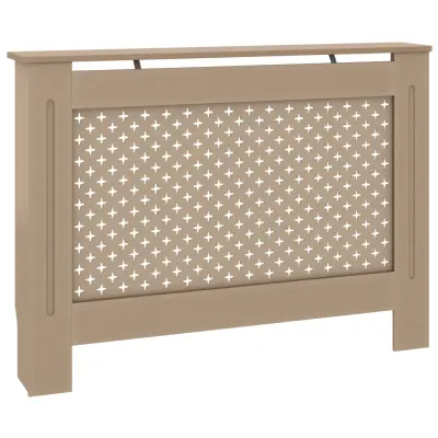 vidaXL Pokrov za radiator 112x19x81,5 cm MDF