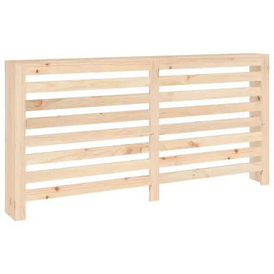 vidaXL Pokrov za radiator 169x19x84 cm trdna borovina