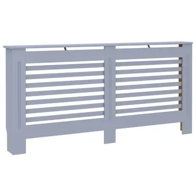 vidaXL Pokrov za radiator antraciten 172x19x81,5 cm mediapan