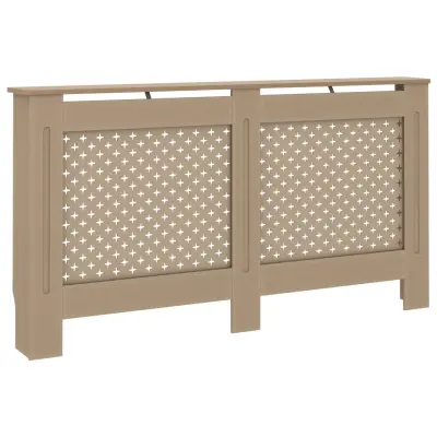 vidaXL Pokrov za radiator 152x19x81,5 cm MDF