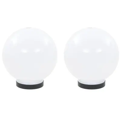 vidaXL LED okrogle svetilke 2 kosa krogla 20 cm PMMA
