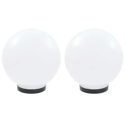 vidaXL LED okrogle svetilke 2 kosa krogla 25 cm PMMA