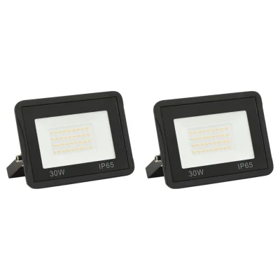 vidaXL LED reflektor 2 kosa 30 W toplo bel