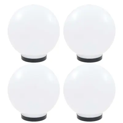 vidaXL LED okrogle svetilke 4 kosi krogle 25 cm PMMA