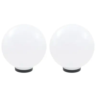 vidaXL LED okrogle svetilke 2 kosa krogla 30 cm PMMA
