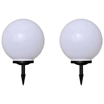 vidaXL Zunanje svetilke za osvetlitev poti 2 kosa LED 40 cm s konico