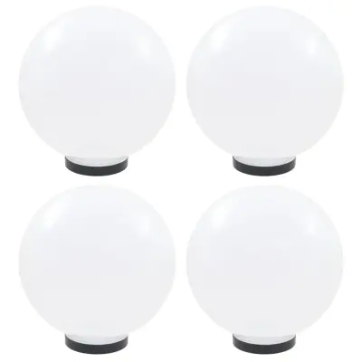 vidaXL LED okrogle svetilke 4 kosi krogle 30 cm PMMA