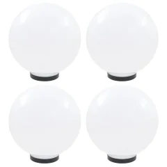 vidaXL LED okrogle svetilke 4 kosi krogle 30 cm PMMA