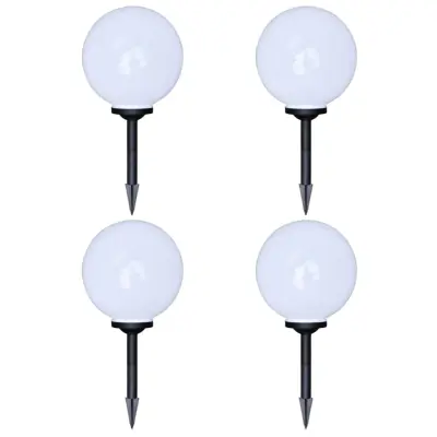 vidaXL Zunanje svetilke za osvetlitev poti 4 kosi LED 30 cm s konico