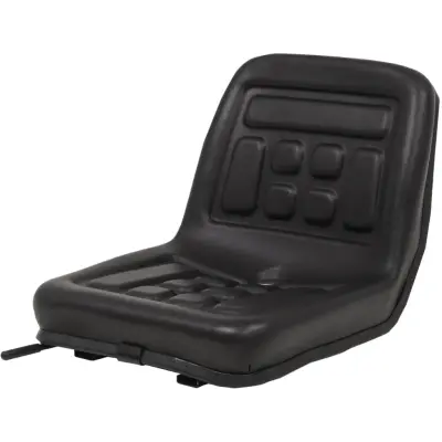 vidaXL Univerzalni sedež za traktor črn