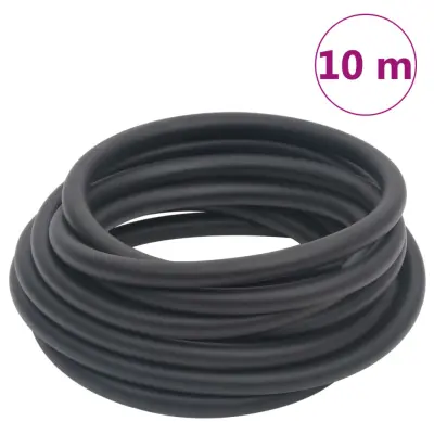 vidaXL Hibridna zračna cev črna 0,6" 10 m guma in PVC