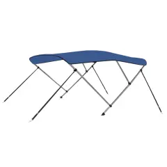 vidaXL Bimini tenda s 3 loki modra 183x140x137 cm