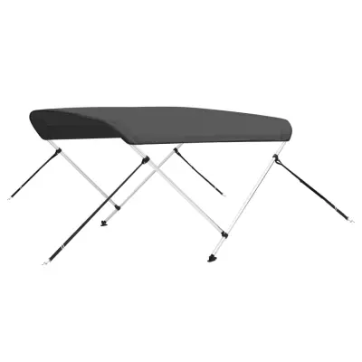 vidaXL Bimini tenda z 2 lokoma antracitna 180x150x110 cm