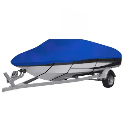vidaXL Pokrivalo za čoln modro 620x214x40 cm