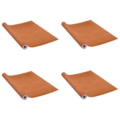 vidaXL Samolepilna folija za pohištvo 2 kosa svetli hrast 500x90cm PVC
