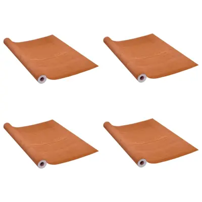 vidaXL Samolepilna folija za vrata 4 kosi svetli hrast 210x90 cm PVC