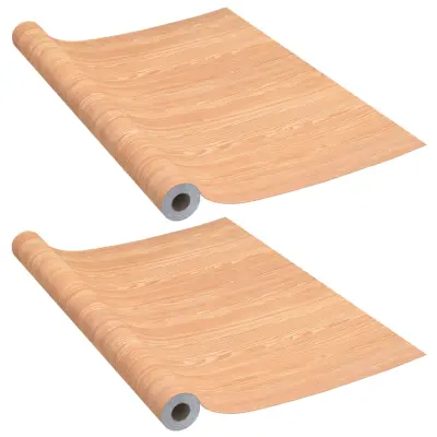 vidaXL Samolepilne folije za vrata 2 kosa ahorn 210x90 cm PVC