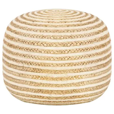 vidaXL Tabure ročno izdelan 45x30 cm juta