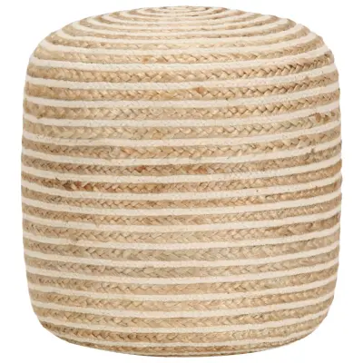 vidaXL Tabure ročno izdelan 40x45 cm juta