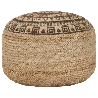 vidaXL Tabure ročno izdelan rjav 45x30 cm juta