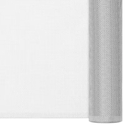 vidaXL Aluminijasta mreža 112x500 cm srebrna