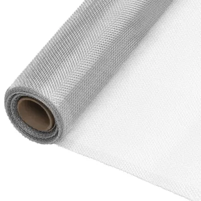 vidaXL Aluminijasta mreža 80x1000 cm srebrna