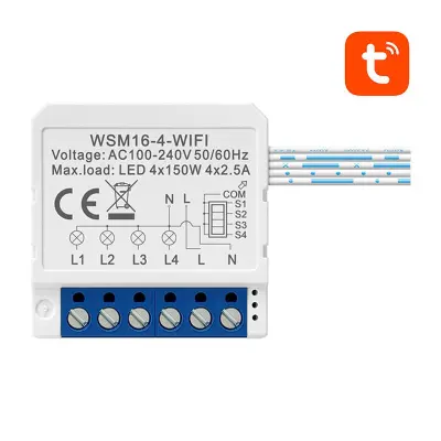 Avatto WSM16-W4 TUYA inteligentno stensko stikalo Wi-Fi