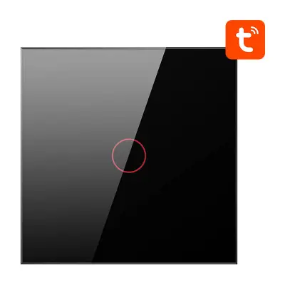 ZigBee Avatto ZTS02-EU-B1 Stikalo na dotik Single TUYA (črno)